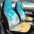 thumbnail image 3 of Yuyamidu Starfish Shell Car Front Seat Covers Seadie Front Seat Cover Waterproof Automotive Accessories Easy Installation for Cars, SUVs and Trucks, 3 of 7