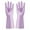 Purple, variant on Lksixu Rubber Cleaning Gloves, Reusable Household Cleaning Gloves, Waterproof Latex Free Non-Slip Kitchen Dishwashing Gloves for Washing Dishes, Household Chores and Gardening on Clearance