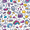 Purple Doodle Pattern, variant on Yayeee Faucet Mat for Kitchen Sink 14.7" Diatomite Long Splash Guard Pad, Nordic Christmas House