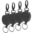 thumbnail image 2 of Paquete de 4 llaveros elásticos retráctiles para aventuras al aire libre y prevención de robos. Asegure sus llaves, 2 of 8