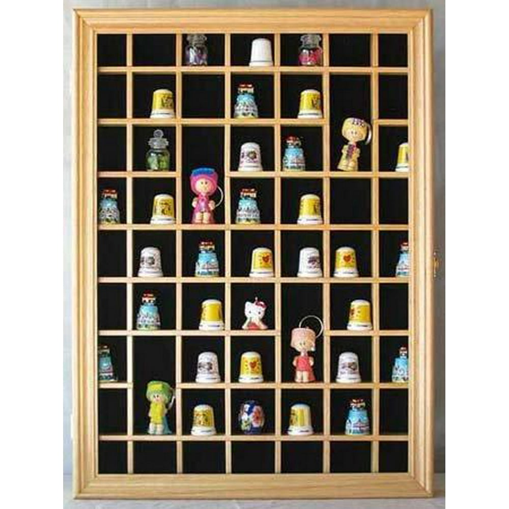 59Opening Souvenir Thimble Small Miniature Display Case Rack