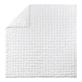 thumbnail image 5 of Urban Playground Kids and Teens Dreamy Clouds Marshmallow White 3-Piece Solid Quilt Set, Full/Queen, 5 of 5