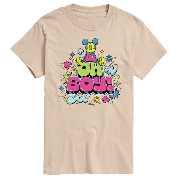 Disney - Mickey Oh Boy - Men's Short Sleeve Graphic T-Shirt