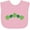 AD-Pink, variant on Inktastic Shamrock Four Leaf Clover St Patricks Boys or Girls Baby Bib