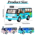thumbnail image 5 of (Clearance) XIANXIAN School Bus Toy, Die Cast Pull Back Model Cars, with Lights & Sounds, Openable Doors, Large Yellow Metal Toy Vehicles, Play Bus for Boys Girls Kids Toddlers Ages 3+, 5 of 9