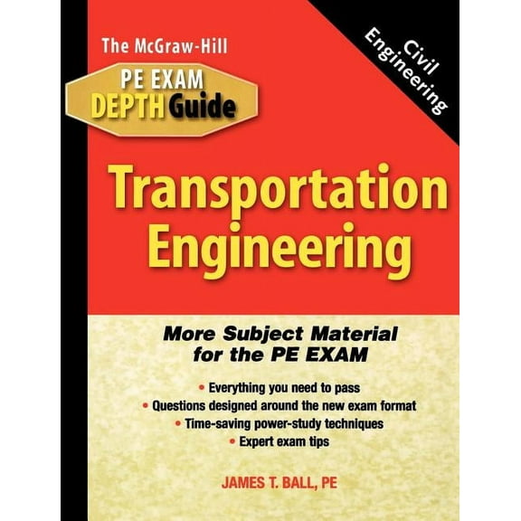 Exam Study Guides Transportation Engineering, (Paperback)