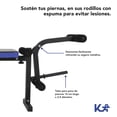thumbnail image 3 of Banco Multiposiciones KINGSPORT Banca Press Multifuncional Musculación Entrenamiento Fitness negro Grande, 3 of 7