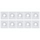 thumbnail image 1 of 10 tapas de perfil de aleación de aluminio de un solo orificio para equipos CNC industriales, color plateado, 1 of 14