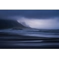 thumbnail image 2 of Li, Yongnan 32x23 Black Ornate Wood Framed with Double Matting Museum Art Print Titled - Beach, 2 of 4