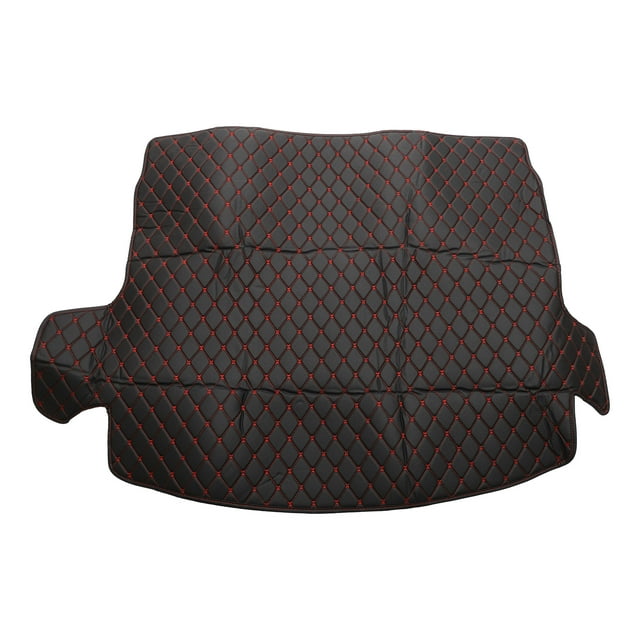 Unique Bargains Cargo Liner Rear Trunk Mat Trunk Cargo Luggage Boot Tray Mat for Honda CRV Hybrid 2017-2021 XPE Microfiber Leather Black Flat Face 3D Diamond Pattern