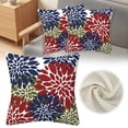 thumbnail image 1 of ViLaViDeca Blue Grey Floral Throw Pillows Farmhouse Decorative Throw Pillow Case Indoor Outdoor Cushion Cover Spring Summer Pillowcase For Couch Living Room Bedroom, 1 of 8