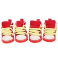 thumbnail image 2 of jiaroswwei 4Pcs Anti-Slip Laced Breathable Pet Shoes Boots Sneakers Dog Puppy Supplies, 2 of 8