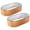Orange, variant on SnugNiture 4x2x1 ft Galvanized Raised Garden Bed – Outdoor Metal Planter Box for Vegetables, Herbs, and Flowers, Silver (Set of 2)