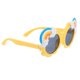 thumbnail image 1 of Girl Sunglasses Rainbow Sunglasses Children Hiking Camping Picnic Outdoor Activities Yellow Round Plastic 1Pcs, 1 of 5