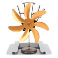 thumbnail image 1 of Heat Powered Stove Fan, Safe 7 Blade Heat Powered Stove Fan Vertical  For Kitchen, 1 of 7