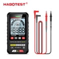 thumbnail image 3 of HABOTEST HT124B Multimeter 4000 Counts True RMS Smart Digital Multimeter 600V AC/DC Voltage Resistance Continuity Frequency NVC Live Wire Tester with LCD Color Screen, 3 of 14