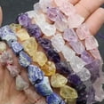 thumbnail image 5 of 10-12mm Natural Rough Raw Stone Loose Beads Crystal Nugget Mineral Gemstone DIY, 5 of 8