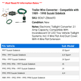 thumbnail image 2 of Trailer Wire Converter - Compatible with 1989 - 1998 Suzuki Sidekick 1990 1991 1992 1993 1994 1995 1996 1997, 2 of 2