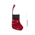 thumbnail image 3 of Adornos Navideños Xihbxyly para Fiestas Medias de Lana con Forma de Copo de Nieve, 3 of 6