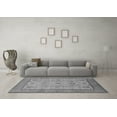 thumbnail image 3 of Ahgly Company Indoor Round Oriental Gray Traditional Area Rugs, 5' Round, 3 of 4