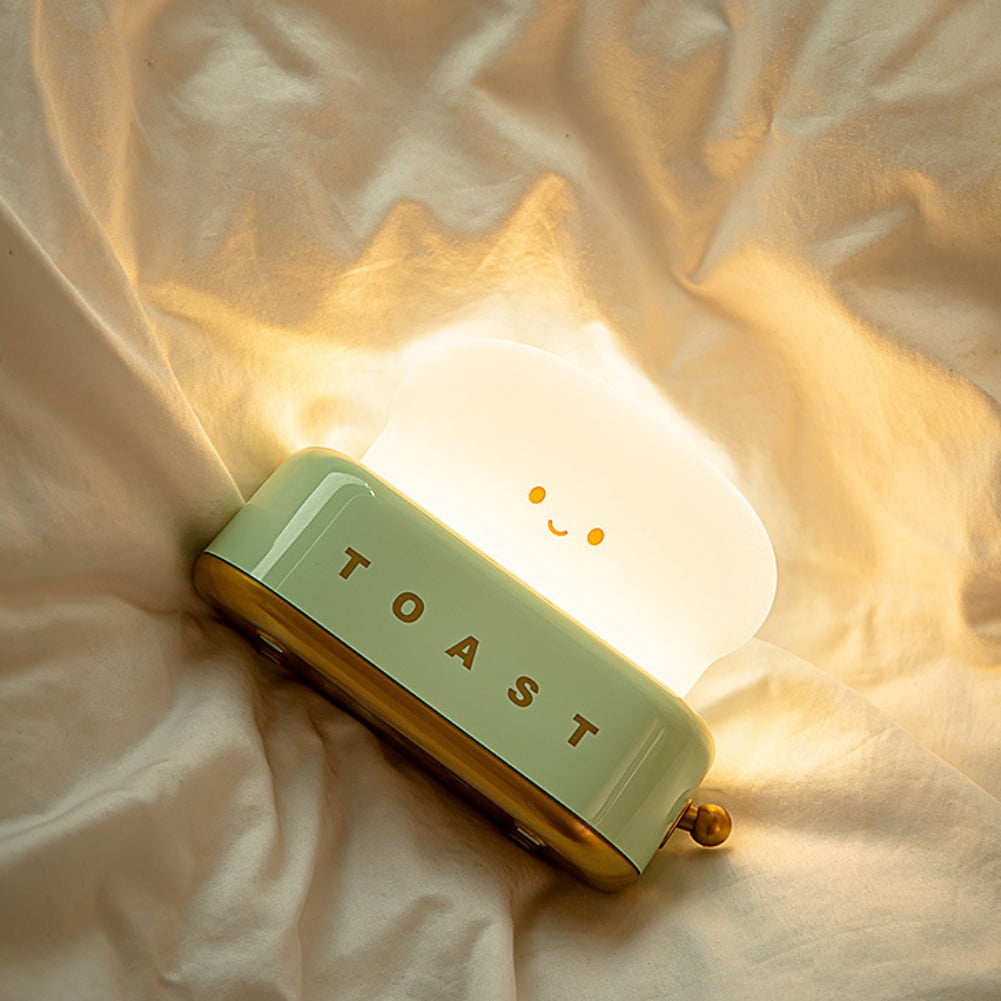 Night Light for Kids, Silicone Sensor Pat Light, Bear Lamp Cute Lamp, Silicone Dimmable Nursery Nightlight, Bedroom Home Decoration Bedside Lamp for Breastfeeding