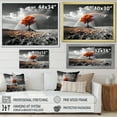 thumbnail image 4 of Designart "Rainbow Shades Of Colorlessness horizon III" Rainbow Floater Framed Wall Art Print, 4 of 7