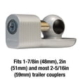 thumbnail image 2 of Candado para Enganche de Remolque Master Lock 377DAT Zinc Plateado, 2 of 4