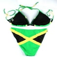 thumbnail image 6 of Women's Fashion Caribbean Jamaican Flag Rasta Bikini Swimsuit Swimwear, 6 of 8