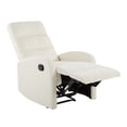 thumbnail image 6 of LumiSource Dormi Contemporary Fabric Recliner Chair, Cream, 6 of 8