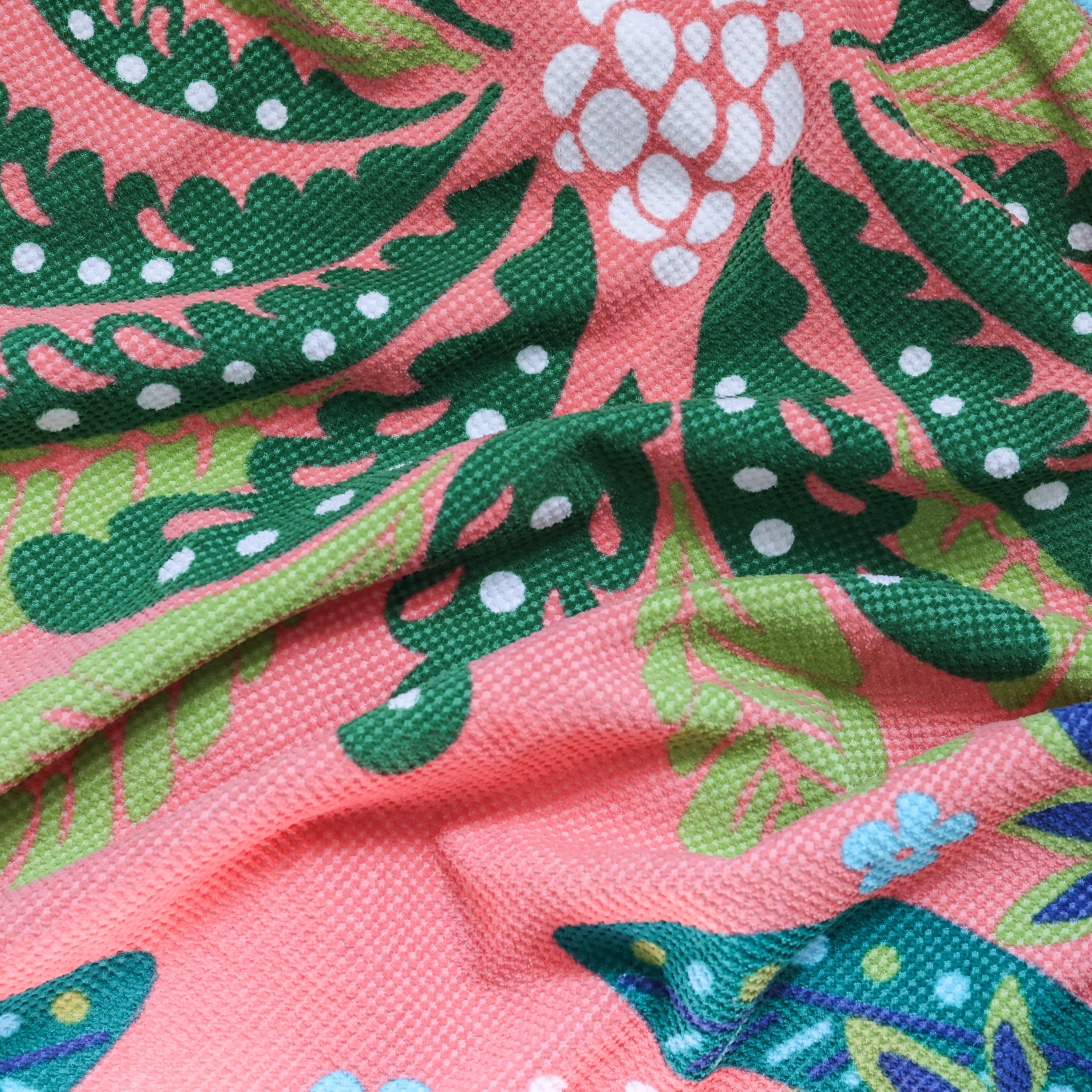Better Homes & Gardens Oversized Printed Palm Tree 100% Cotton Velour Beach Towel, 38” x 72"