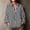 Black, variant on WRFWUL Womens Striped 3/4 Sleeve Shirts Dressy Casual Lapel Collar Button Down Blouses Summer Beach Vacation Tops