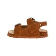 thumbnail image 2 of Rugged Bear Buckle Boys Toddler Footbed Sandals, Tan, 6, 2 of 5