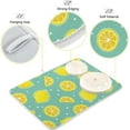 thumbnail image 4 of Lemon Pattern Dish Drying Mat Microfiber Drying Pad for Kitchen Counter Absorbent Mat Drying Pad Sink Mat 16 x 18 Inch Home Decor, 4 of 7