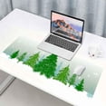 thumbnail image 2 of Gaming Mouse Pad with Anti-Skid Rubber Cushion 31.5x11.8 Inches Winter Christmas Pine Snowflake Print Mouse Pad for Home Office Game Studio BDXTMN14, 2 of 5
