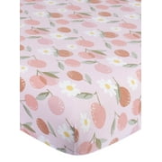 Modern Moments by Gerber Baby & Toddler Girl Ultra Soft Fitted Crib Sheet, Pink Cherries