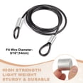 thumbnail image 4 of Uxcell Aluminum Crimping Loop Sleeve, Wire Rope Stop Sleeve Round Crimp Ferrules for Wire Rope 9/16"(14mm), 4 of 7