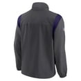 thumbnail image 3 of Men's Nike Anthracite Minnesota Vikings Sideline Woven Logo Full-Zip Jacket, 3 of 3