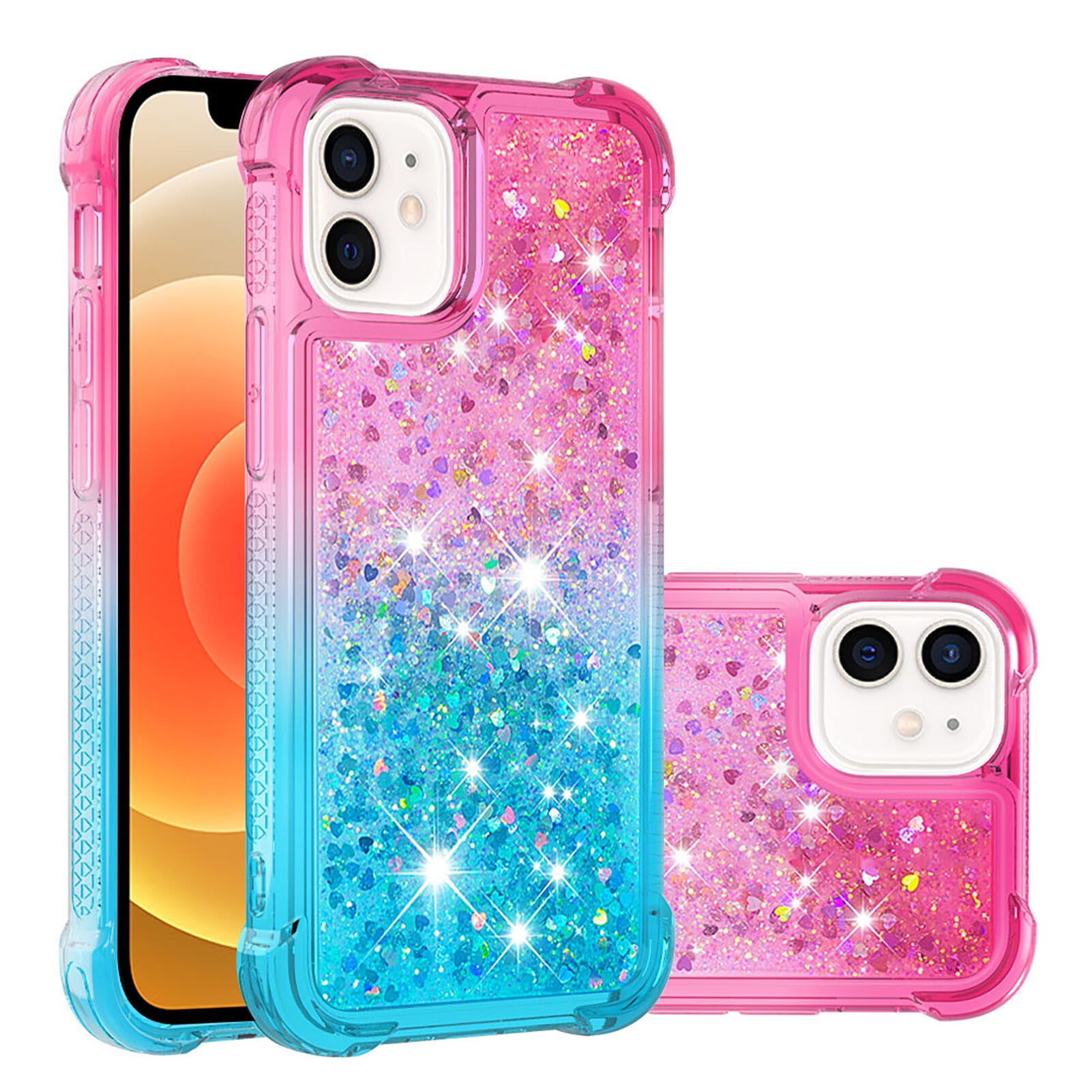Funda Para IPhone 17 Con Correa De Cuello Ajustable - Carcasa Transparente TPU Y Clip Desmontable En Color Rosa