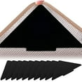 thumbnail image 2 of 10Pcs Rug Gripper Anti Curling Rug Gripper for Wooden Floors Reusable Non Slip Carpet Underlay Grippers Rug Tape Washable for Hard Floors, 2 of 9