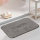 thumbnail image 5 of ¡Oferta! Tapete de baño grueso de espuma viscoelástica Tainini, antideslizante, superabsorbente, de secado rápido y lavable a máquina, color gris., 5 of 8