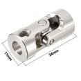 thumbnail image 3 of 5pcs 4mm to 5mm Rotatable Universal Steering Shaft U Joint Coupler L24XD11, 3 of 4