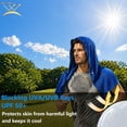 thumbnail image 3 of DFORD 3Pack Cooling Hoodie Towel, UPF 50+ Sun Protection Ice Towel, Instant Cooling Towels for Neck and Face, Perfect for Sports, Gym, Workout, Yoga, Running & Hot Weather, 3 of 8