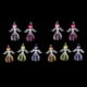 thumbnail image 2 of 10 Piezas de Colgantes de Abalorios de ángel, Pendientes, Accesorios de Joyería, Gota, 2 of 9