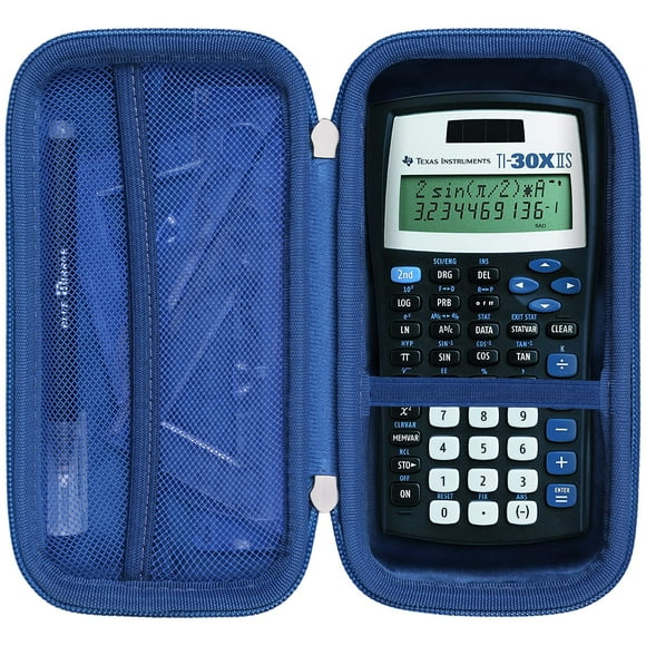 Maletín de transporte khanka para Texas Instruments Ti-30xA/TI BA II Plus