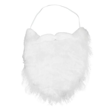 

RTDBG Home Decorations Santa White Beard Eight Figure Beard Performance Makeup Show Dress Up Old Man Beard Props