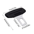 thumbnail image 3 of Car Safety Belt Lock Tongue Straight Lock Tongue Straight Insert Safety Belt Insert Lock Tongue, 3 of 9
