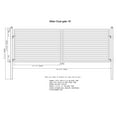 thumbnail image 6 of ALEKO Milan Style Dual Swing Steel Driveway Gate 18 feet Black with  Gate Opener, 6 of 15