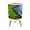 Color 2, variant on Small Trash Can with Lid Golf Course Trees Greenery Sand Bunkers Flowering Plants 1.8 Gallon Dog Proof Trash Can Round Garbage Can Waste Bin Wastebasket for Bathroom Bedroom Living Room