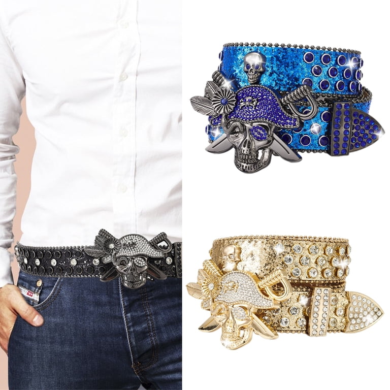 Teens Cool Hiphop Belt for Jeans Pants Women Men Punk  display picture 2