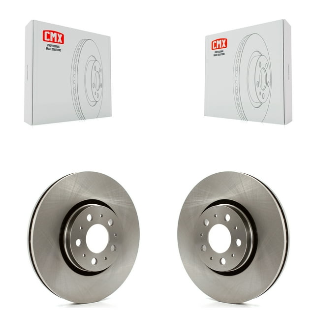 CMX Front Disc Brake Rotors Pair for Car Volvo XC90 S60 with 316mm Diameter Rotor K8-100377